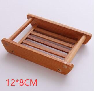 Bamboo and wood drain soap box soap dish