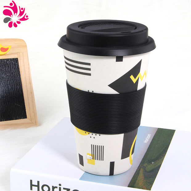 Tasses en fibre BAMboo 400 ml - Noire éco-responsable