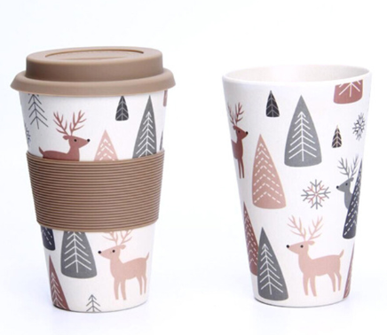 Tasses en fibre BAMboo 400 ml - éco-responsable